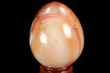 Colorful Carnelian Agate Egg - Madagascar #98533-1
